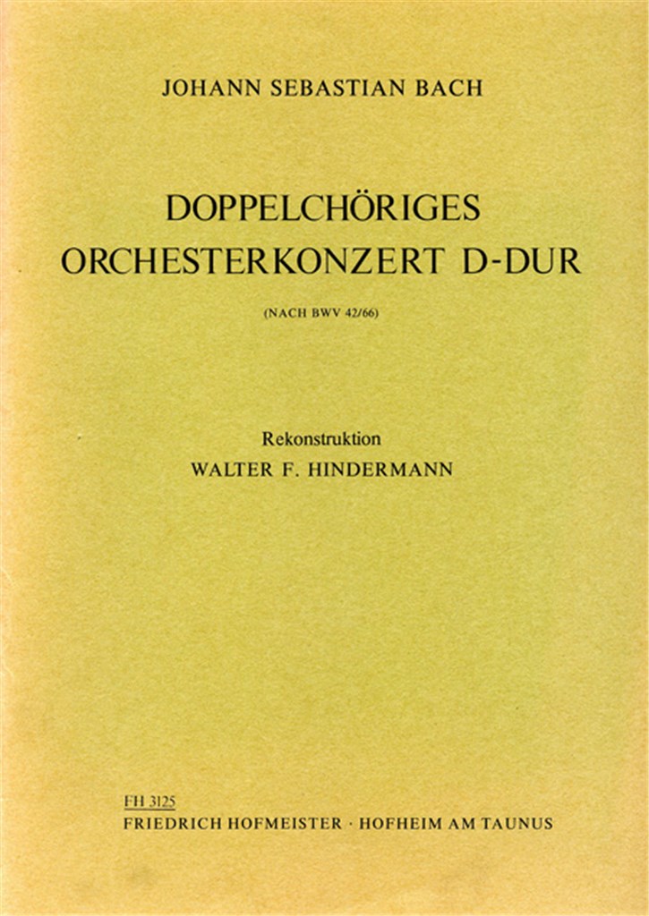 Doppelchöriges Orchesterkonzert D-Dur